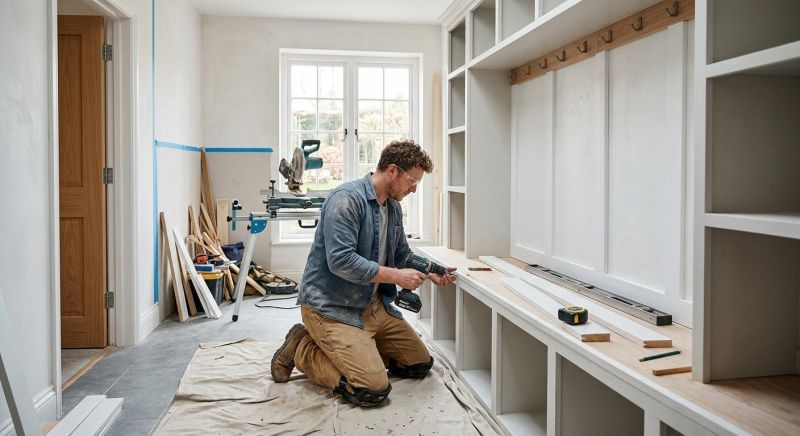 Built In Storage Installation in Winston Salem, NC