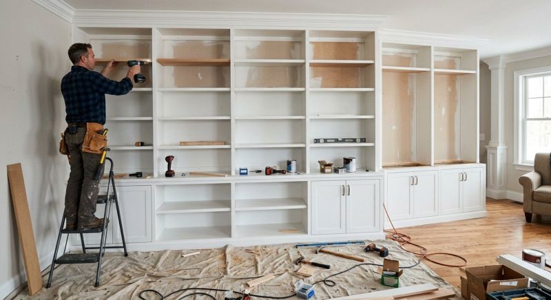 Built In Storage Installation in Durham, NC