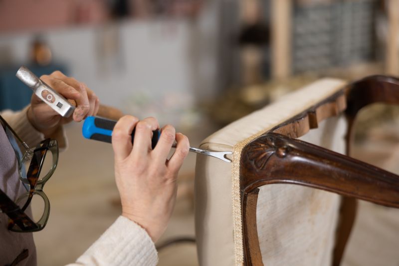 Expert Repairing a Wooden Chair